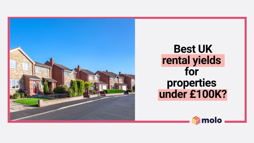 Best rental yields for properties under £100K