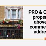 a buy to let property above commercial address