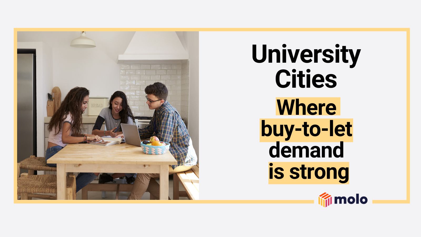 Top university cities with high buy to let demand