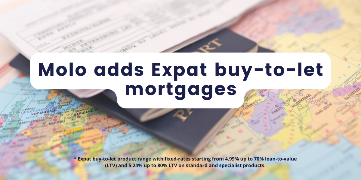 Molo adds Expat BTL mortgages